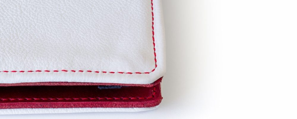 White Soft Leather Cover for Kindle Touch
